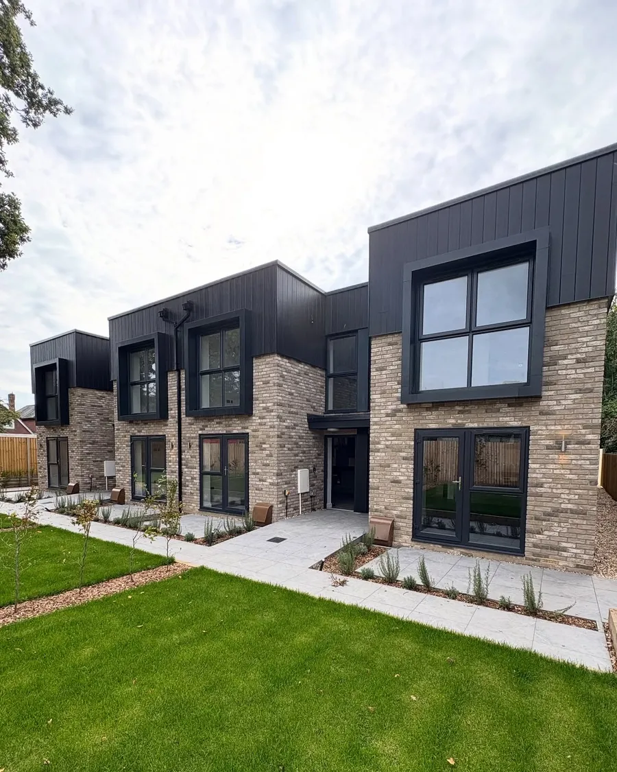 Terrace of new cluster homes