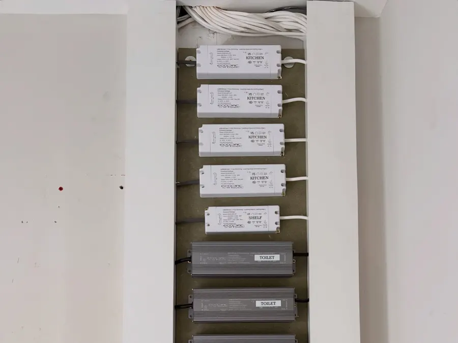 Another frame from the High-spec new build, first and second fix post