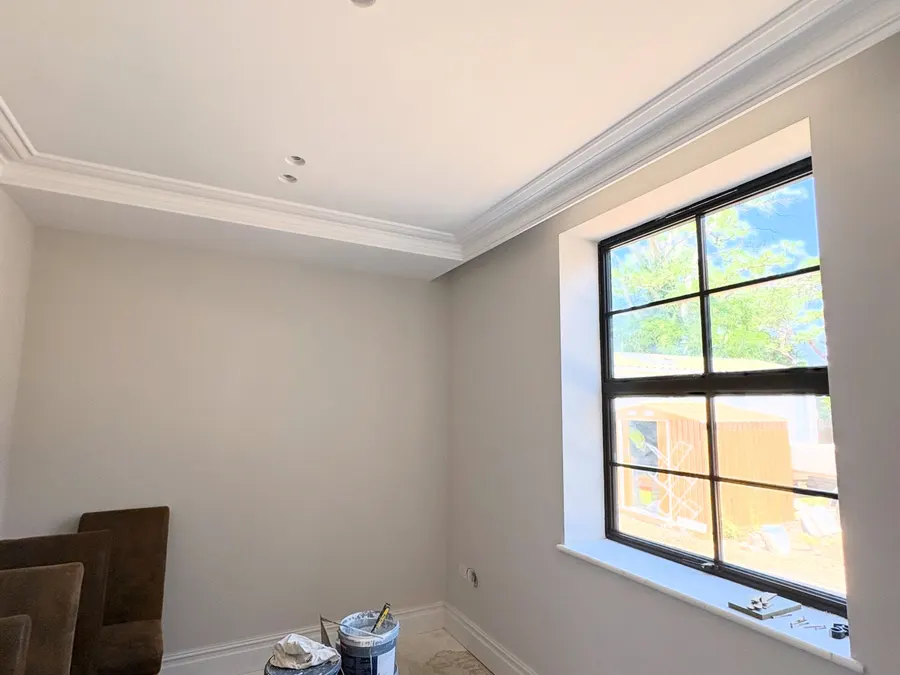 Another frame from the High-spec new build, first and second fix post