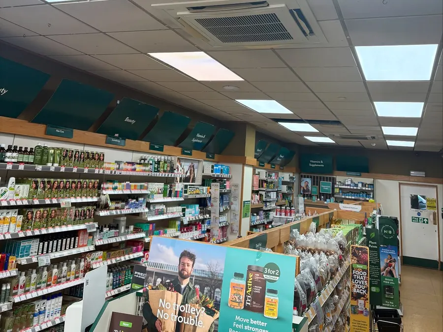 Another frame from the Holland & Barrett store relight post