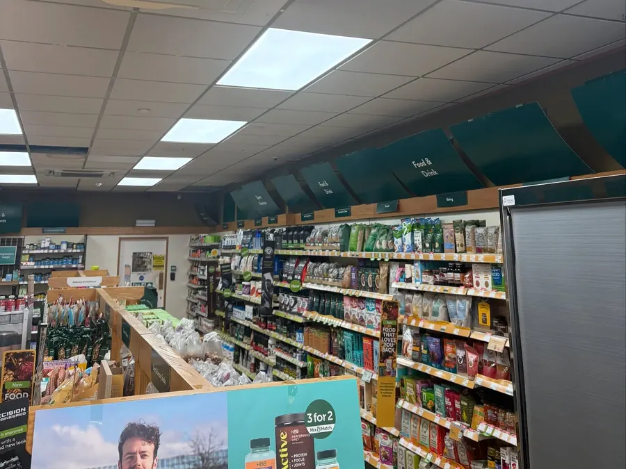 Another frame from the Holland & Barrett store relight post