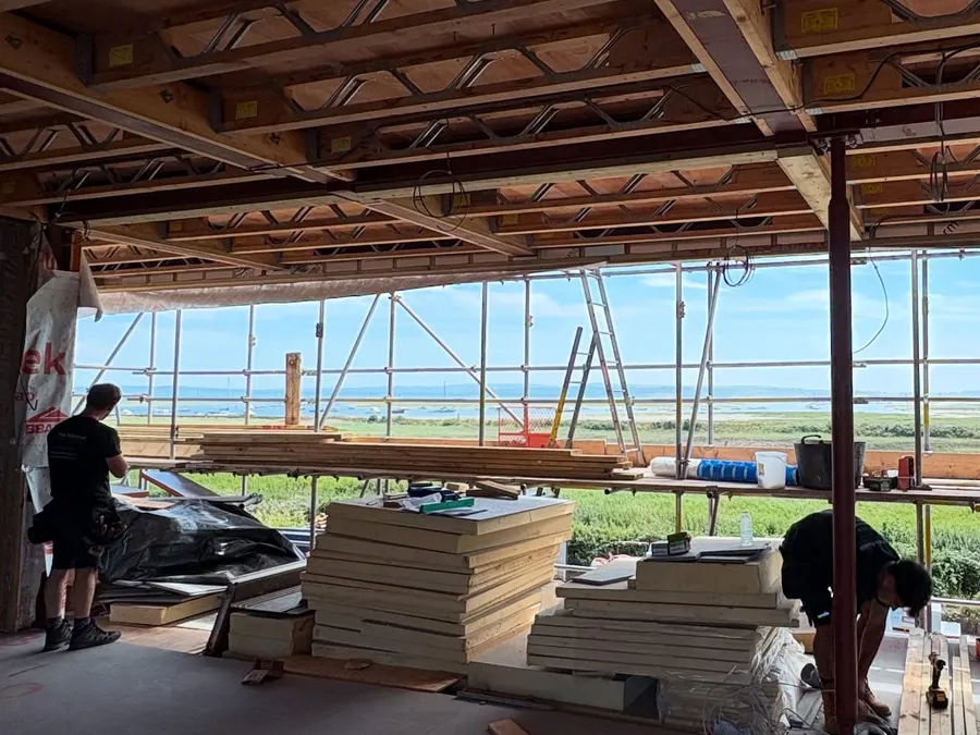 Another frame from the First fix for J R Baker Construction post