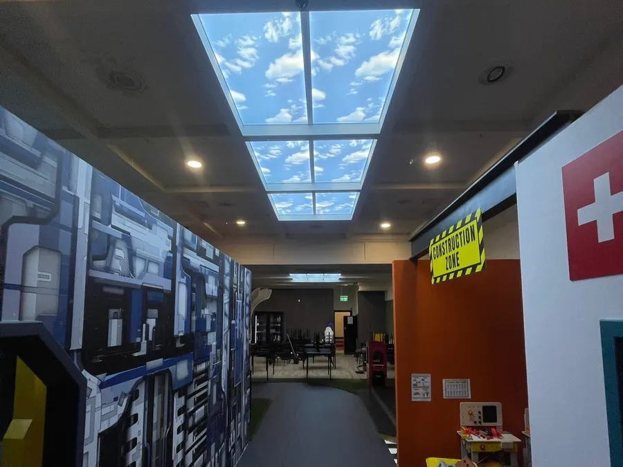 Another frame from the Kids’ indoor play area fit-out post