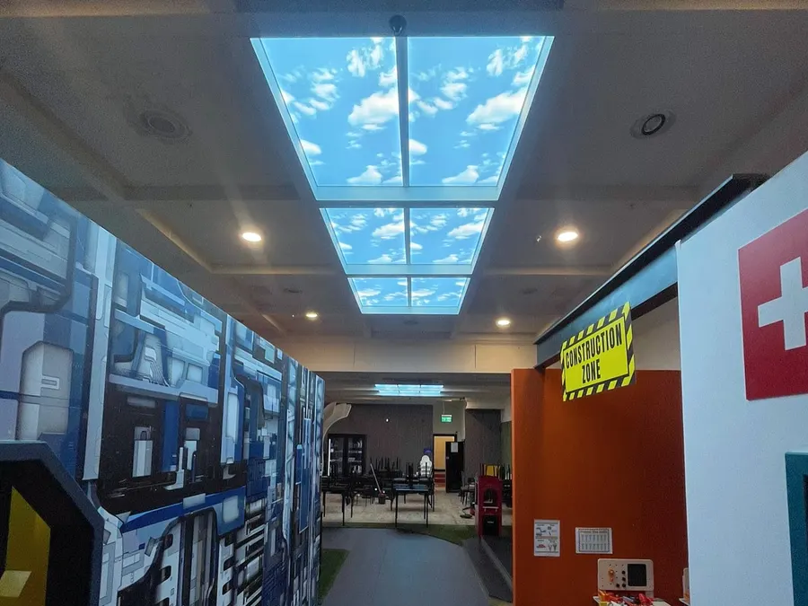 Another frame from the Kids’ indoor play area fit-out post